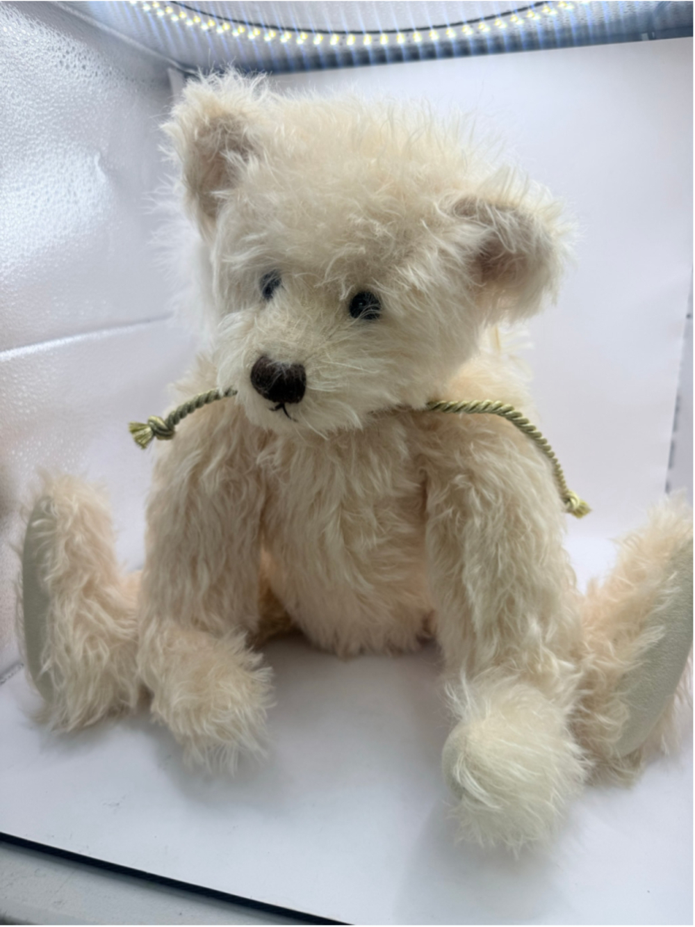 Large Angel Teddy Bear Mohair 18”+ Stuffed Animal - Picture 13 of 14